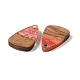 Подвески из смолы и дерева WOOD-S061-02D-2
