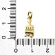 Латунные микро проложить кубического циркония подвески KK-P295-04G-3