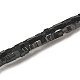 Натуральные бусины из черного оникса (окрашенные и нагретые) G-B064-A25-1