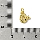 Подвески из настоящей 18-каратной позолоченной латуни с фианитами KK-M283-01A-01-3