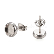 Серьги-гвоздики из нержавеющей стали 304 STAS-K202-05B-P