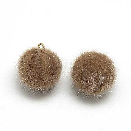 Подвески из искусственного меха норки WOVE-S084-36A-1