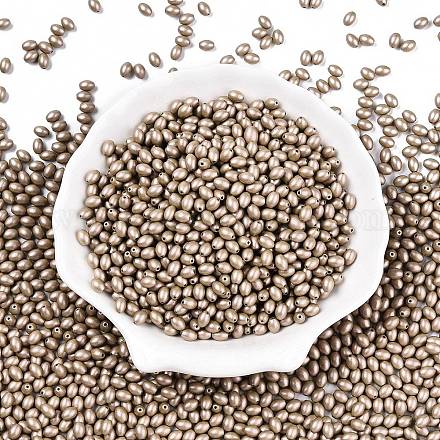 Выпечка расписных стеклянных бусин SEED-C004-04M-1