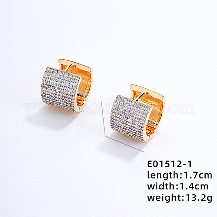Латунные серьги обруча WV4993-1-1
