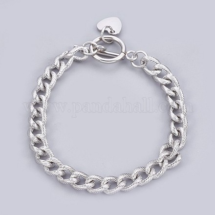 Браслеты из нержавеющей стали 304 BJEW-P237-06P-1