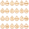 PH PandaHall 120Pcs Zodiac Sign Charms, 10 Sets Constellation Charms Flat Round Zodiac Pendant Alloy Pendant Charms Astrology Horoscope Pendants for DIY Bracelet Necklace Craft Gifts Making