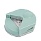 ABS Plastic Corner Craft Punch for Scrapbooking & Paper Crafts, with 304 Stainless Steel Finding, Paper Shapers, Pale Turquoise, 60x55x22mm