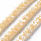Natural Trochid Shell/Trochus Shell Bead Strands, Oval, 6x3mm, Hole: 0.8mm, about 173~174pcs/strand, 15.75 inch~16.34 inch(40~41.5cm)