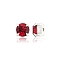Preciosa® MAXIMA Crystal in Sew-On Cup, Czech Crystal, 719 37 083 Chaton(Round), Silver, 90090 Siam, SS19(4.4~4.6mm)