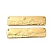 Ion Plating(IP) 304 Stainless Steel Pendants, Rectangle with Mountain Charm , Real 18K Gold Plated, 10x40x1.5mm, Hole: 1.2mm