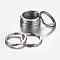 Tarnish Resistant 304 Stainless Steel Keychain Clasps, Split Key Rings, Stainless Steel Color, 32x2.5mm