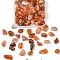 50G Natural Carnelian Chip Beads, No Hole/Undrilled, 5~10.5x5~7x2~4mm
