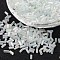 Seed  beads, Bugle, Clear AB with AB color, 1.8mmx4.5mm, hole: 0.6mm, about 14000pcs/pound