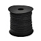 Polyester Cord, for Jewelry Making, Black, 3mm, about 109.36 Yards(100m)/Roll