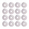 304 Stainless Steel Beads, Donut/Pi Disc, Stainless Steel Color, 25x1.5mm, Hole: 6.5mm, 50pcs/box