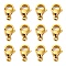 304 Stainless Steel Lobster Claw Clasps, Parrot Trigger Clasps, Manual Polishing, Golden, 9x5x2.5mm, Hole: 1mm