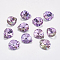 Faceted K9 Glass Rhinestone Charms, Imitation Austrian Crystal, Drop, Vitrail Light, 10x8x4.5mm, Hole: 1.2mm