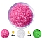 Luminous Acrylic Beads, Glow in the Dark, for DIY Jewelry Accessories, Column, Hot Pink, 8x6mm, Hole: 3.5mm, about 700pcs/bag