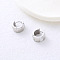 Stainless Steel Ring Hoop Earrings, with Rhinestone, Stainless Steel Color