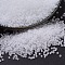 MIYUKI Delica Beads, Cylinder, Japanese Seed Beads, 11/0, (DB0741) Matte Crystal, 1.3x1.6mm, Hole: 0.8mm, about 100000pcs/500g