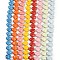 Handmade Porcelain Beads Strands, Fish, Bright Glazed Porcelain, Mixed Color, 15.5~16.5x20~20.5x8~8.5mm, Hole: 2mm, about 27pcs/strand, 16.54~16.73 inch(42~42.5cm)