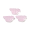 Transparent Glass Beads, Bird, Baking Paint, Thistle, 10x20x8mm, Hole: 1.2mm