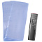 PVC Heat Shrink Wrap Bags, Rectangle, Clear, 25.3x10x0.01cm, 100pcs/set
