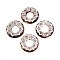 Handmade Porcelain Pendants, Ring, Fancy Antique Glazed Porcelain, Camel, 51~52x10.5~11mm, Hole: 21mm