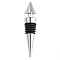 Alloy Red Wine Stopper, Silicone Bottle Stopper, Cone, Platinum, 91x20.5mm