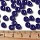 Непрозрачные цветные стеклянные бусины SEED-E001-P3x6mm-11-4