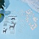 1 лист силиконовых прозрачных штампов DIY-GF0007-05-4
