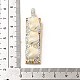 Большие подвески из сплава ракушек из натурального камня KK-F868-09KCG-3