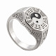 Мужские кольца из нержавеющей стали STAS-H102-AS-12-2