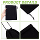 Мешочки из бархата ABAG-WH0046-30B-5