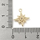Латунные микропаве прозрачные подвески с фианитом KK-H467-03G-3