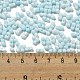 Непрозрачный матовый стеклянный бисер цвета макарон SEED-K009-12B-11-4