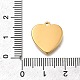 Подвески из нержавеющей стали 304 со стразами STAS-R159-55G-04-3