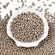 Выпечка расписных стеклянных бусин SEED-C004-04M-1