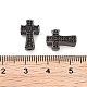 Латунные микропаве из прозрачного кубического циркония KK-T030-LA840-4X3-2