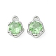 Латунные микро проложить кубического циркония подвески KK-L208-10P-05-2