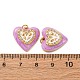 Подвески из нержавеющей стали 304 с эмалью STAS-U061-42G-01-3