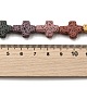 Бусы из натуральной лавы G-L498-E01-01A-4
