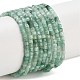 Нити из натуральных изумрудных кварцевых бусин G-H042-B32-01-1