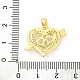 Латунные подвески с кубическим цирконием KK-D536-08G-3