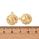 Латунные микро проложить кубического циркония подвески KK-K382-61G-3