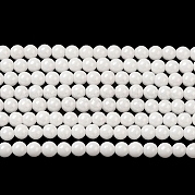 Нити бусины с имитацией жемчуга кубического циркония ZIRC-P109-03A-09