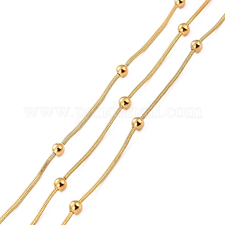 Цепи-змейки из нержавеющей стали 304 с вакуумным покрытием PVD CHS-P014-02G-1