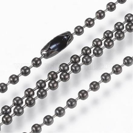 Ожерелье из шариковой цепи из нержавеющей стали 304 MAK-R012-02B-1