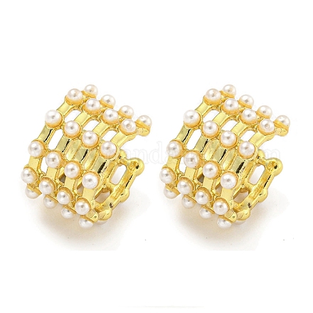 Серьги-манжеты из латуни EJEW-C104-069G-1