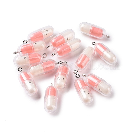 Подвески из полупрозрачного пластика X-KY-L006-29C-1